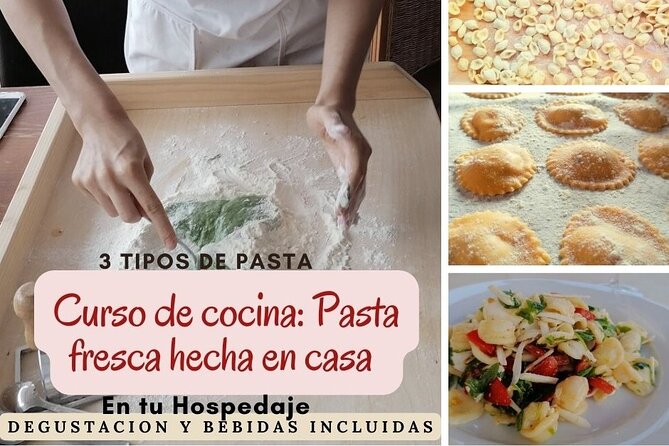 Cooking Class in your accommodation: Fresh handmade pasta - Tagliatelle: Getting Fresh Dough and Even Strips