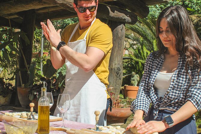 Fresh pasta and Limoncello course in a lemon grove - Cooking Your Appetizer, Lemon Pasta, and Dessert