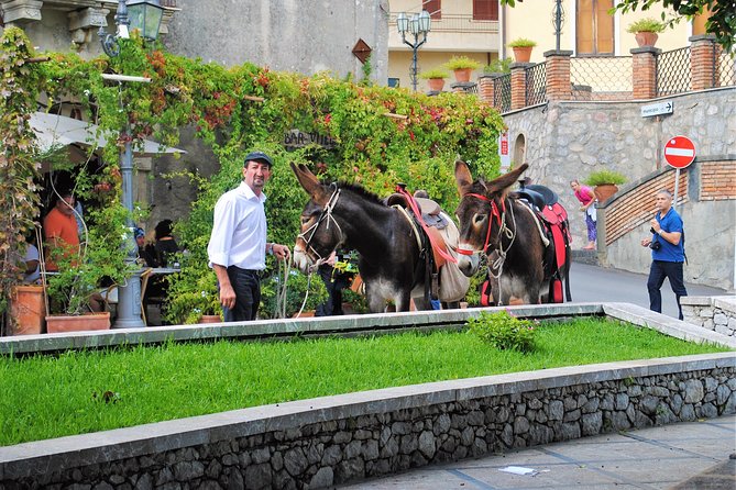 From Taormina: Private/Guided Godfather with appetizer and Pasta - Bar Vitelli: the iconic photo stop and the cannoli payoff
