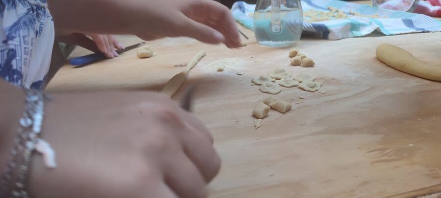 Lecce: Pasta Making Class in 1400s-Era Courtyard with Wine - Orecchiette in real life: shaping the classic “little ears”
