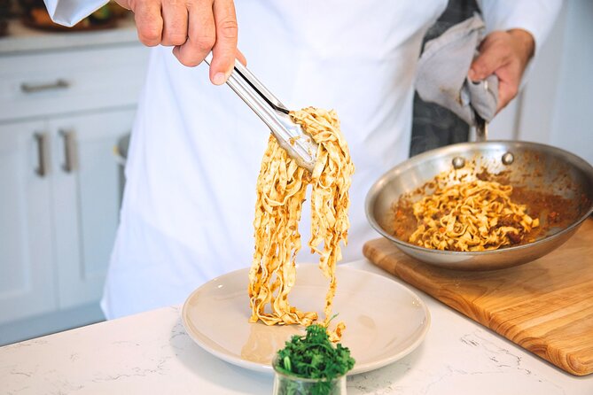 Luxury Ligurian Pasta Class in Toronto (Includes 4-Course Meal) - Main course: octopus or scallops with Calabrian chilis and olives