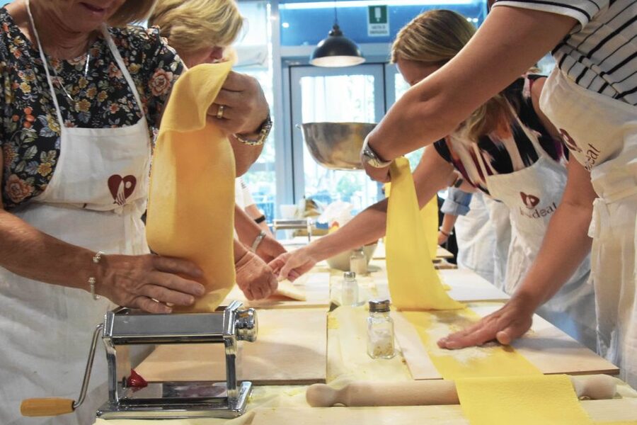 Rome: Pasta and Gelato Cooking Class with Wine or Beer - Fresh Fettuccine From Scratch: Knead, Roll, and Shape Like You Mean It