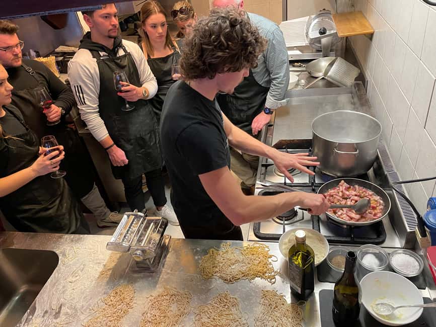 Venice: Pasta Carbonara Cooking Class with Wine - Why Cook Carbonara in a Jazz Club Kitchen in Venice